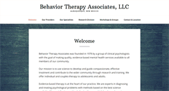 Desktop Screenshot of behaviortherapy.com