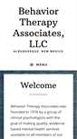 Mobile Screenshot of behaviortherapy.com
